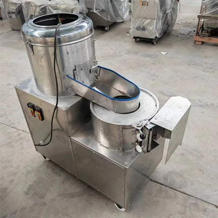 Commercial Electric French Fries Line with Potato Washer Peeler Cutter Potato Washing Peeling Cutting Machine