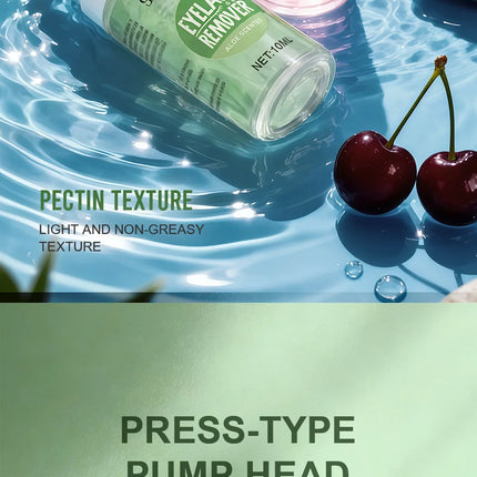Gentle Eye Makeup Remover Gel for Waterproof Mascara and Eyeliner Deep Cleansing Formula No Irritation for Sensitive Eyes
