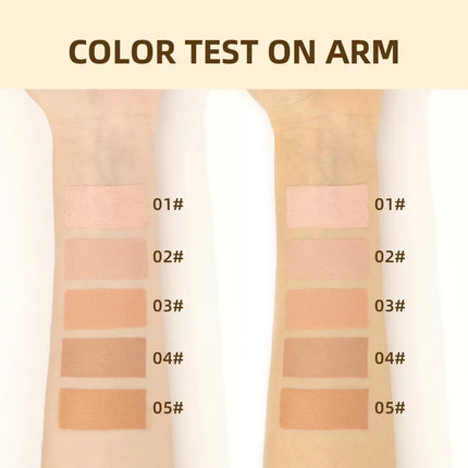 Matte Face Foundation Makeup Base Cream Full Coverage Concealer Cover Ance Moisturizing No Cracking Waterproof Face Corrector