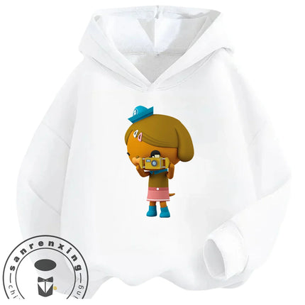 Autumn Winter Stylish Octonauts Hoodie 3-14Y Kids Boys Girls Cute Kawaii Cartoon Street Hot Outdoor Casual Warm