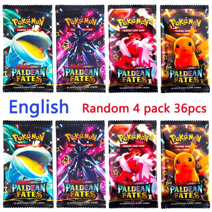 4 Pack Pokemon Cards Team up Sun Moon Thunder English Trading Card Game Evolutions Booster Collectible Kids Toys DESTINED RIVALS