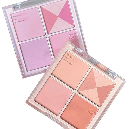 New DIKALU Honey Story Four Color Blush Powder Delicate Natural Lift Color Low Saturation Pseudo-vegetarian Blush INS