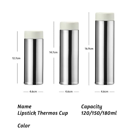 120/150/180ml mini 316 Stainless Steel Portable Thermos Cup Vacuum Thermal Insulation Pocket Cup Small Water Bottle for Espresso