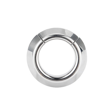 Stainless steel Magnets Cock Ring For Men Penis bondage lock Delay Ejaculation Penis Rings Weight Cockring Male Adult Sex Toys