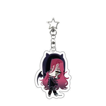 Fashion Anime Alien Stage Ivan Till Acrylic Key Chain Kawaii Backpack Pendant Ornament Mobile Phone Chain Key Pendant Charm Gift