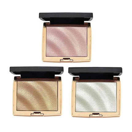 3Colors Facial Highlighter Makeup Palette Face Lasting Glow Brighten Contour Shimmer Powder Illuminator Highlight Cosmetics tool