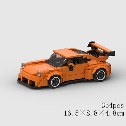 MOC Speed Sports Super Race Car Model Building Blocks DIY Bricks City Technical Rally Great Racing Vehicle Christmas Gift Toy