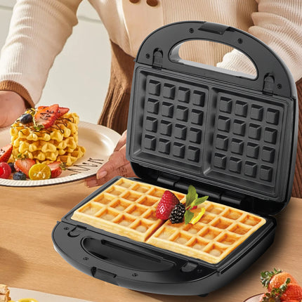 Electric Waffle Maker 7 In 1 Grill Sandwich Cake Donut Walnut Panini Plate Cooking Kitchen Appliances Toaster Breakfast Machine