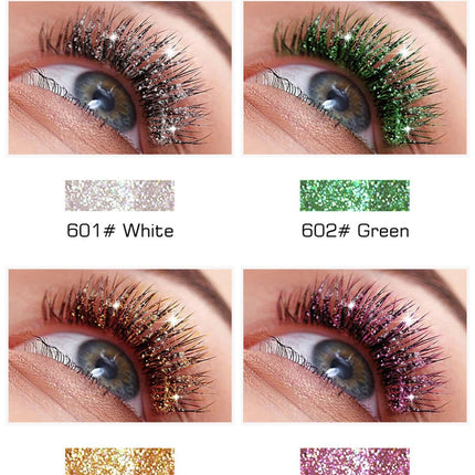 Diamond Glitter Mascara Fast Dry Eyelashes Curls Extension Make Up Waterproof Long-lasting Lengthens Beauty Eye Lashes Makeup
