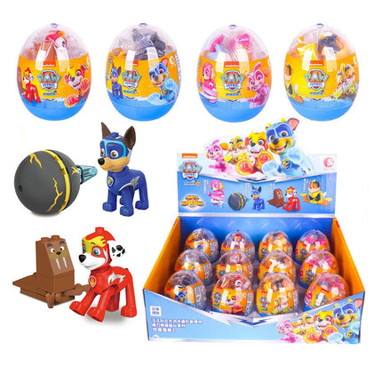 Paw Patrol Anime Figure Mashall Chase Skye Cartoon Model Car Block Castle Compatible Brick Figure Children Christmas Toys Gifts