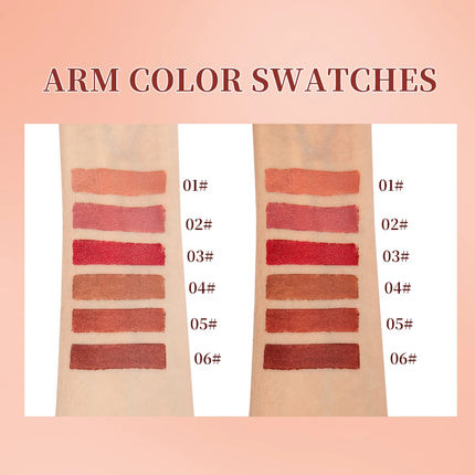 QIBEST Tapered Gradient Lip Liner Makeup Sets Matte Nude Brown Red Lipstick Waterproof Contouring Lipliner Lasting Makeup Kits
