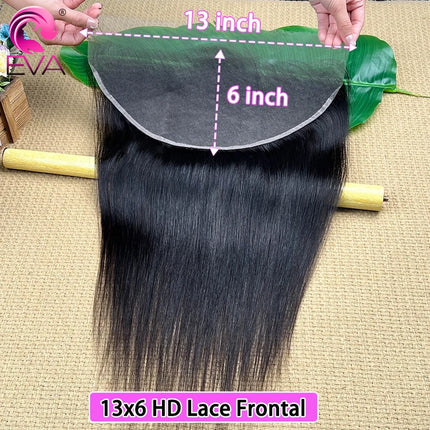 5x5 HD Lace Closure Human Hair 13x4 13x6 HD Lace Frontal Closures Pre Plucked 100% Brazilian Virgin Human Hair For Black Women