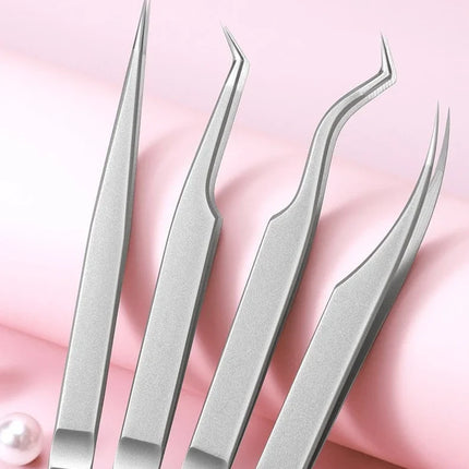 High Precision Eyelash Tweezers Beauty Eyelash Professional Grafting Eyelash High-Precision Flowering Tweezers