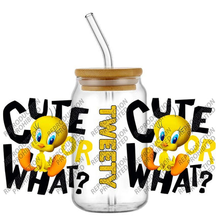 New Product Little Yellow Duck Waterproof DIY Decals 3D Transfers Stickers 16oz UV DTF for Glasses cup Wraps