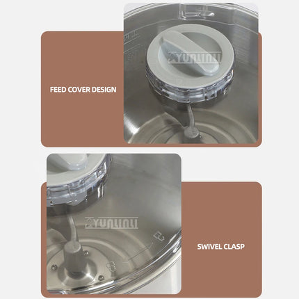 7L Stainless Steel Food Mixer Electric Dough Kneading Machine Automatic Large Capacity Dough Mixer HY-01 2025 NEW