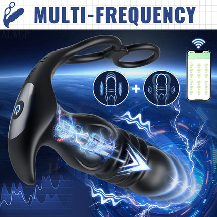 Anal Plug Vibrator Gay Massager Anal Toy Butt Plug Stimulator Masturbation Tools Penetration Anal Vagina Vibrator Men Women 18