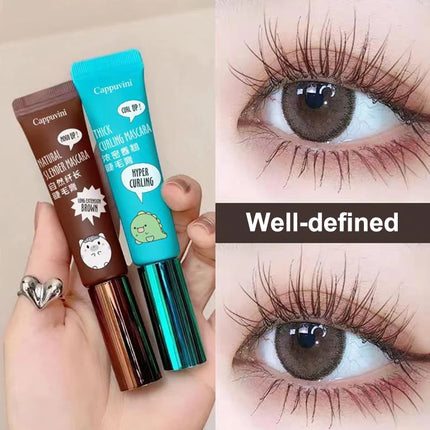 [HB]Cappuvini Slimming Volume Mascara Brown Black Mascara Set Waterproof And Long-Lasting Curl Non-smudge Eyelash Makeup Mascara