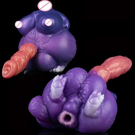 ELKKOST Soft Elastic Silicone Male Masturbator Fantasy Pocket Pussy for Men Textured Massage Channel Stroker 3D Lifelike Butt