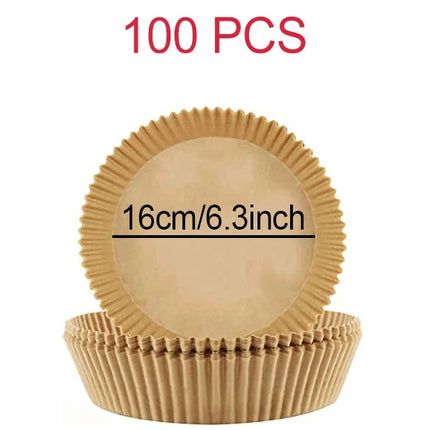 Air Fryer Disposable Paper Liner For Cosori ninja  Square/Round Nonstick Parchment Baking Oven Paper Kitchen Accessories