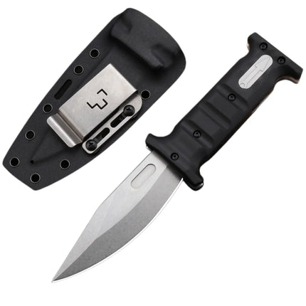 BOKE - New model outdoor knife, suitable for hiking, mountaineering, fishing and line cutting, sharp fruit knife