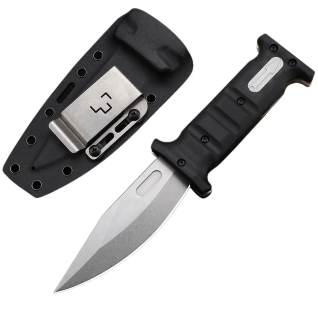 BOKE - New model outdoor knife, suitable for hiking, mountain climbing, fishing and line cutting, sharp fruit knife