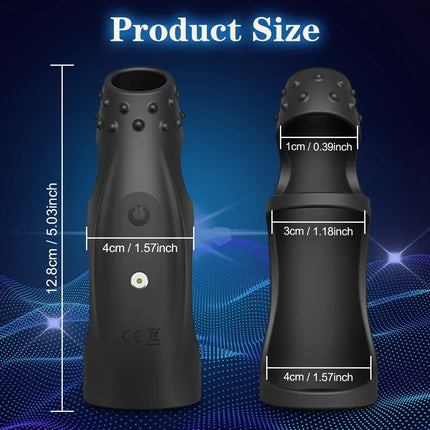 Penis Ring Vibrator for Men Cock RingPenis Sleeve Delay Sex Toys for Couple Cockring, Dick Sleeve Erotic Adult Supplies