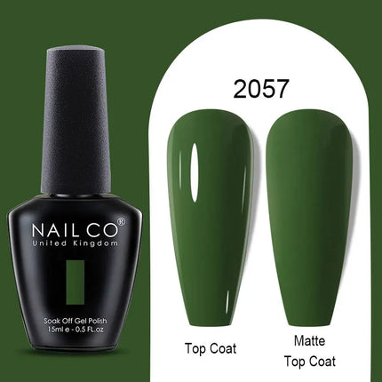 NAILCO Winter Series Color Gel Nail Polish 15ML Semi Permanent Soak Off Gel Varnishes Super Texture Gorgeous Nail Manicure Art