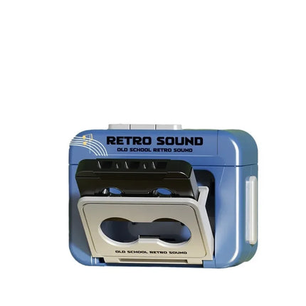 1/2Pcs Retro Recorder Keychain 15S Recorder Cassette Tape Keyring Student Bag Pendant Couple Friends Gift