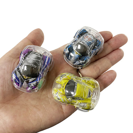 Double layered inertia color printed mini car, random style children's car toys, holiday gifts