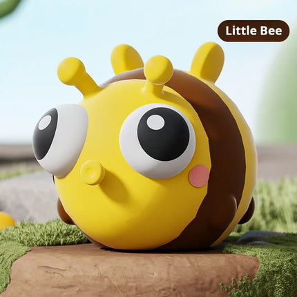 Cartoon Figure Bubble Blowing Decompression Toy for Children Pet Puffs Bubbles Pinch Artifact Soft Toys for Stress Relief
