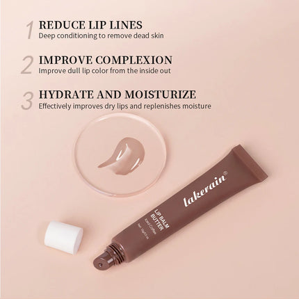 Butter Lip Balm Moisturizing Lip Gloss Oil Long Lasting Nourishes Smoothing Deep Hydration Daily Care Butter Lip Balm Makeup