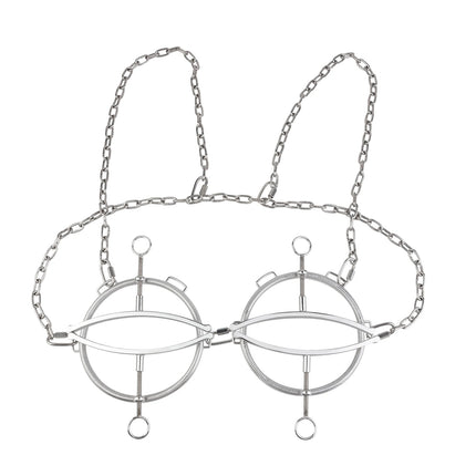 LEZEE Squeeze Nipple Clamps Metal Breast Clips Nipples Teasing Breast Enhancer Pleasure Device Chest Stimulator Sex Toys Women