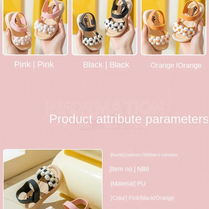 2024 New Children's Slippers Summer Girls and Boys Bathroom Home Anti slip Beach Shoes Soft Soled Baby Sandals