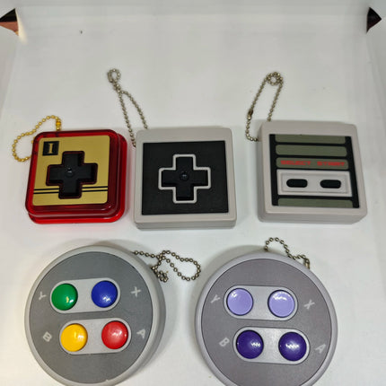 In Stock Japan Gashapon Sfc Ngc N64 Game Controller Keychain Pendant Official Bandai Capsule Toy