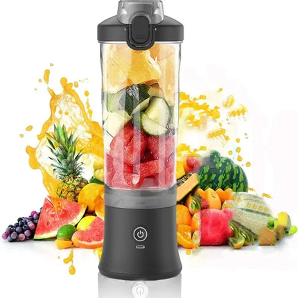 Household Fruit Juicer Portable Electric Juicer Blender USB Rechargeable Fruit Mixer 600ML Fruit Juicer Multi-functional Blender