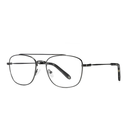 AIR EIGHT Aviator Prescription Glasses Men Metal Frame Progressive Lenses With Photochromic Myopia Correction