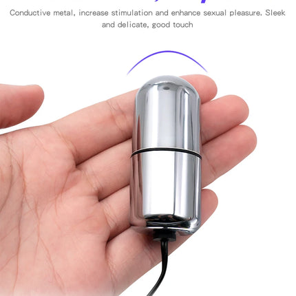 Electric Shock ButtPlug Dildo Metal anal Plug Woman G-spot Massager Masturbation Vaginal Stimulation Exotic Accessories Sex Toys