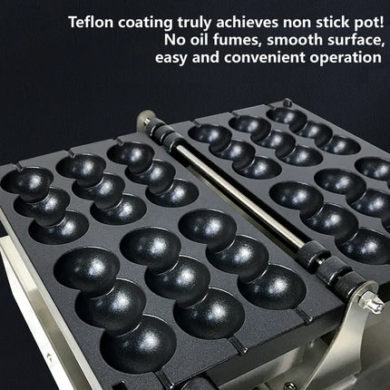 Electric Skewer Waffle Maker Sugar-coated Haws Shaped Waffle Machine Ball Shaped Cake Baking Machine