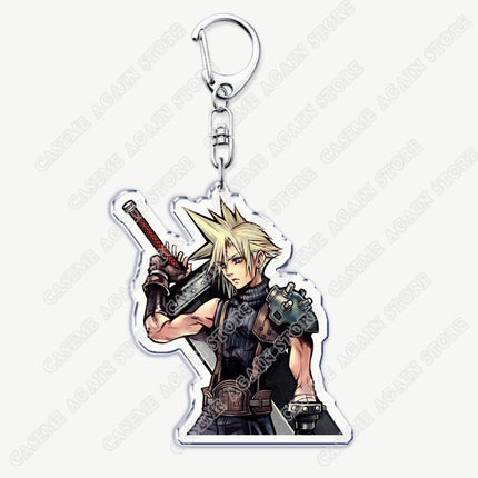Popular Game Keychains for Accessories Key Chain Jewelry Keyrings Cloud Strife Ffvii Tifa Sephiroth Vincent Valentine Fans Gifts
