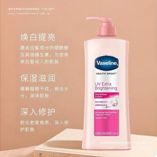 Vaseline Moisturizing Body Lotion Intensive Repair & Hydration, Brightens Dull Skin Fast-Absorbing Non-Greasy Deep Nourishment