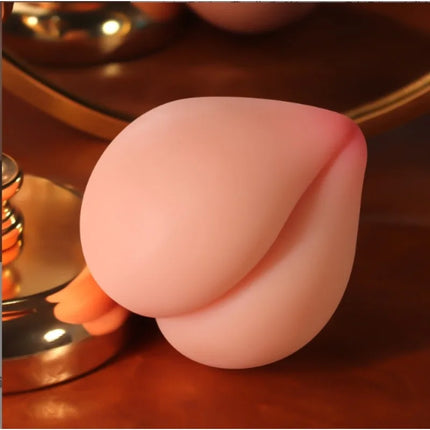 Breast-like Soft Masturbation Cup Decompression Peach Male Masturbation Toys Real Pocket Pussy Vagina for Men Adult Sex Toys 18+