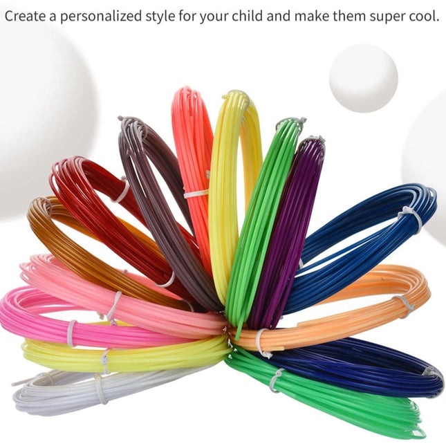 Random Color 50/100m High-temperature 3D Printing Pen Filament, Made of PLA Material, Colorful, Odorless and Safe, 1.75mm