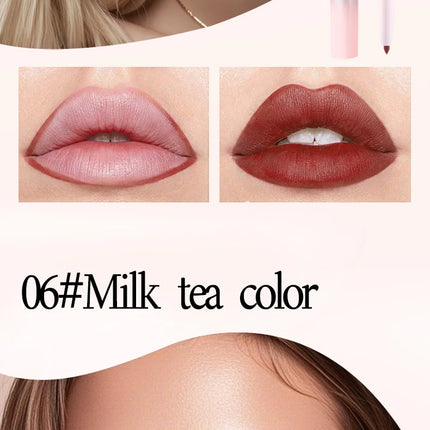 O'CHEAL Double-Headed Matte Lipstick Lip Liner 2 IN 1 24 Hours Long Lasting Sexy Red Lip Lipstick Lipliner Pencil Makeup