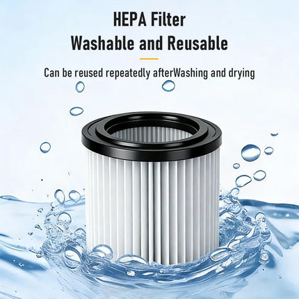 22L High-Power Vacuum Cleaner for Car Home Commercial Use Wet And Dry Large Suction Dust Collector Machine Shop Vacuum Bucket