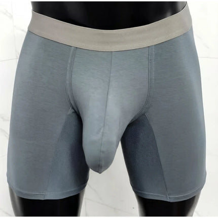 Modal Big Pouch Boxer Shorts Men's Sexy Bugle Enhancing Panties Breathable U Conxex Underpant Moisture-wicking Underwear