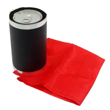 Vanishing Coke Can Magic Trick Silk and Cane Illusion Close Up Stage Magic Gimmick Prop Funny Magician Accessories