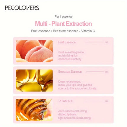 Strawberry Moisturizing Lip Gloss Peach Waterproof Glossy Long Lasting Not Sticky Natural Lip Tint Daily Makeup Lip Oil Primer