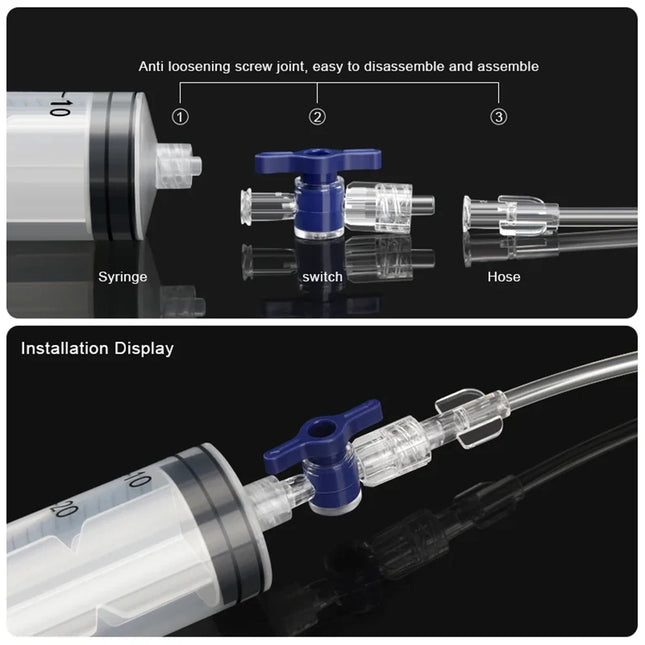 60ml Tubeless Tire Injector Syringe Presta Valve Core Remover MTB/Road Bike Sealant Injection Tool