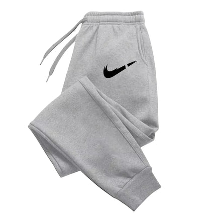Printed logo pants, men's fashion sport pants, drawstring sport pants, casual loose pants, wholesale sport pants