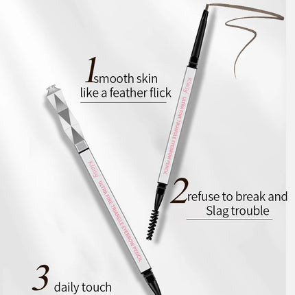 klaisy silver triangle slim eyebrow pencil